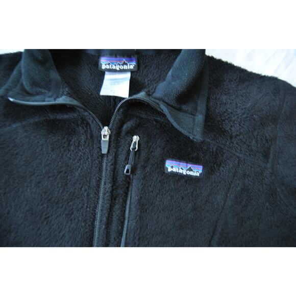 Patagonia Polartec Regulator R4 Black Full Zip Up Fleece Jacket Small - Picture 3 of 11
